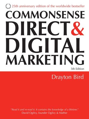 cover image of Commonsense Direct and Digital Marketing